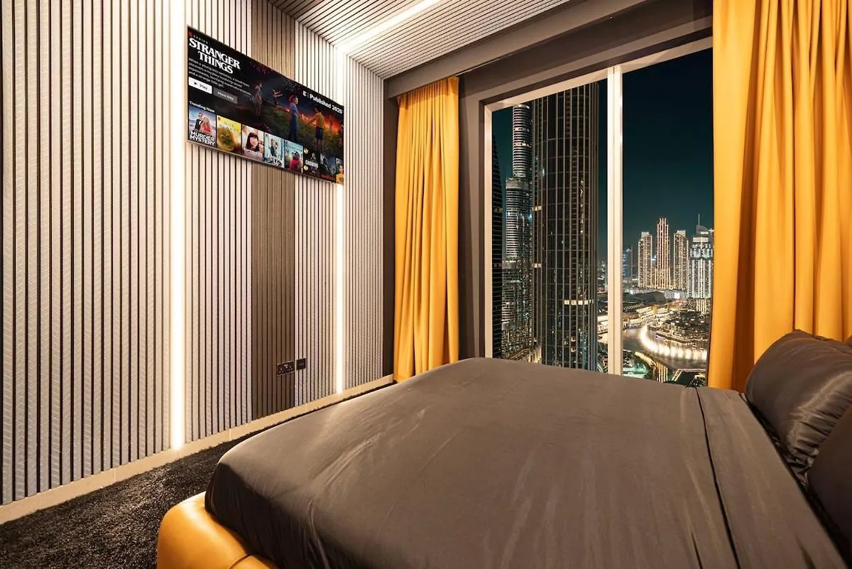 두바이 Kabene Exotics 4Br Luxe Burj Khalifa View Downtown 아파트